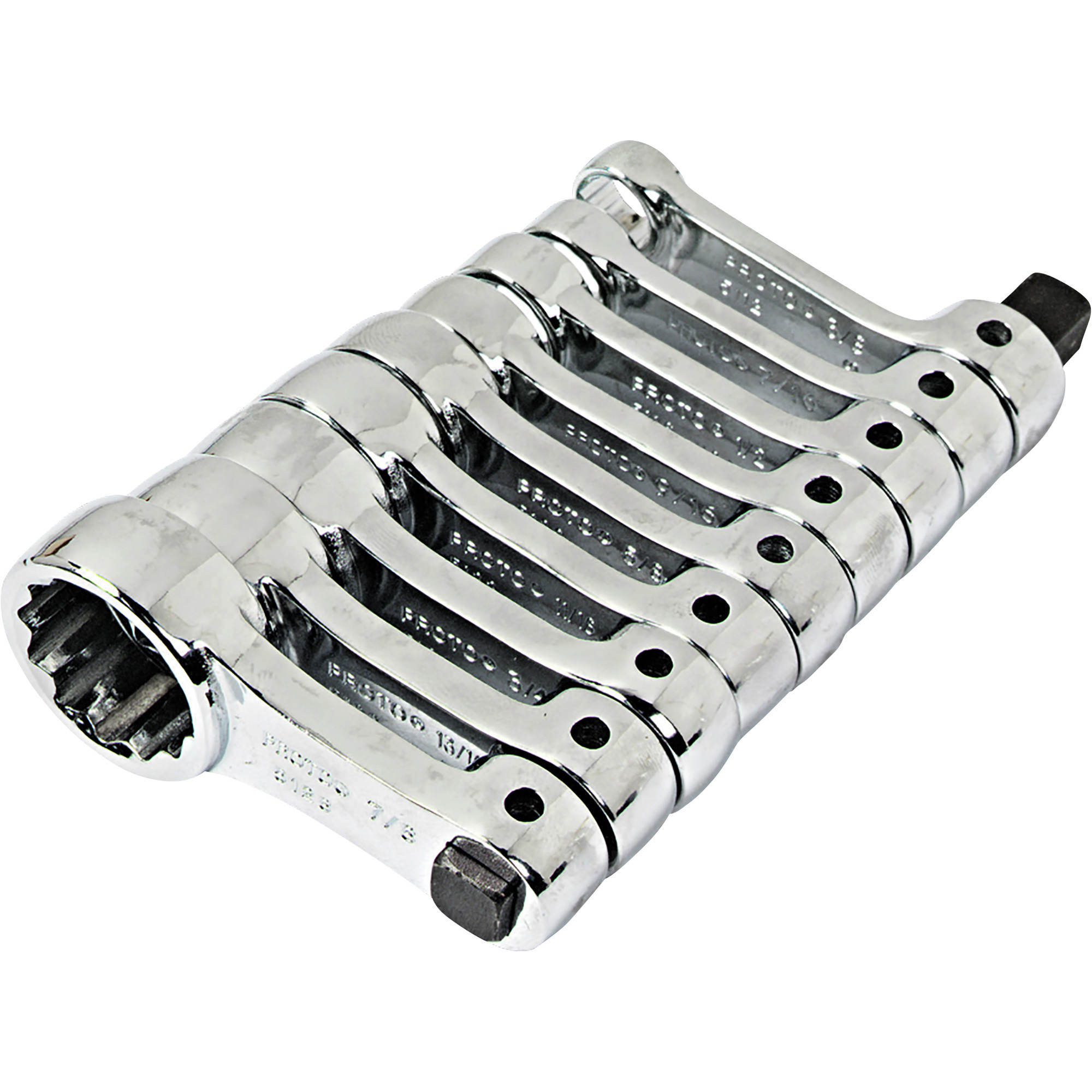 Proto 9-Pc. 12 Point Torque Adapter Set for Use with 3/8in. Drive, Model# J5100